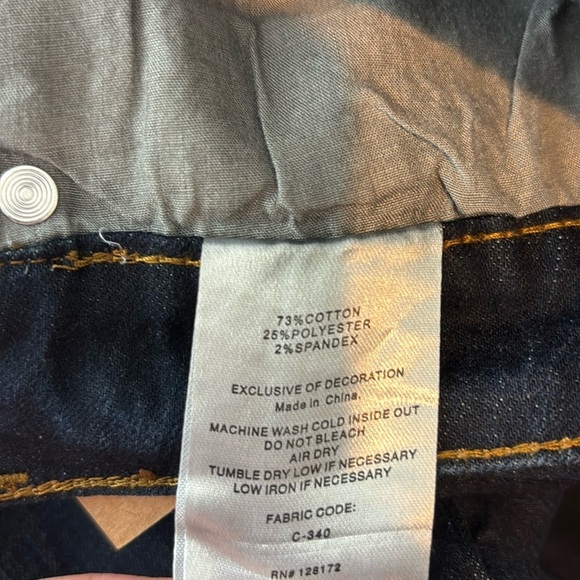 Ring of Fire Slim Fit Dark Wash Jeans Men’s 30” x 30” in Blue New with tags! - Picture 9 of 12